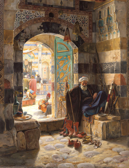 Warden of the mosque, Damascus - 1848–1904